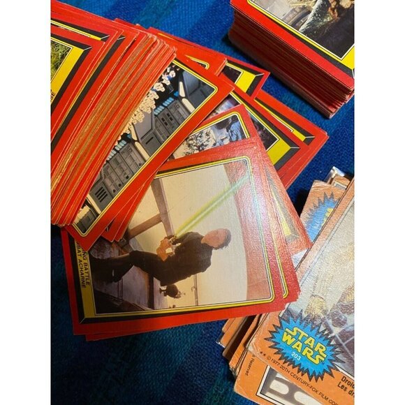 Vintage 1977-1983 OPC Star Wars Series 5 Trading Card Lot & ROTJ PR-MT - Picture 3 of 12